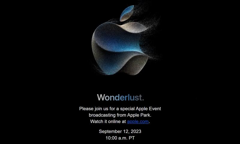 Apple's iPhone 15 event is set for September 12th